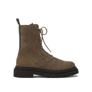 Brunello Cucinelli Suede Lace-Up Ankle Boots IT 36 Women